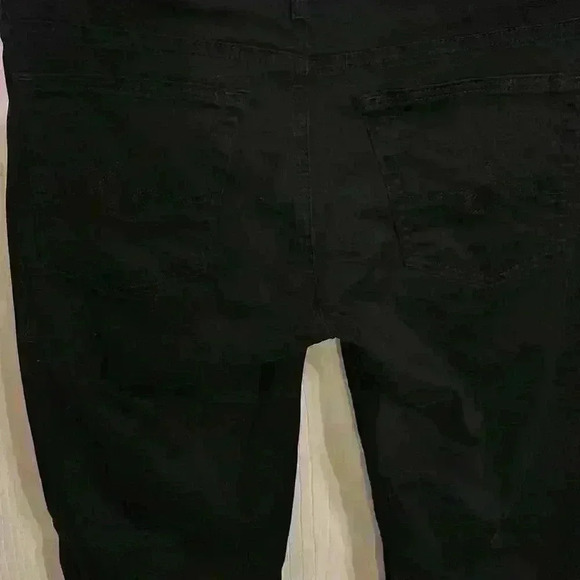 AG Adriano Goldschmeid the Stevie Ankle Slim Straight Leg Jean Black size 27R - Picture 3 of 9